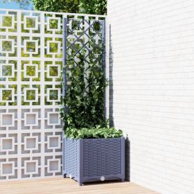 Garden Planter Blue Grey Polypropylene Small Planters