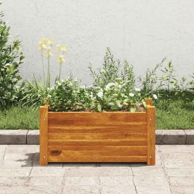 Raised Bed Brown Acacia wood with oil finish Compact Durable