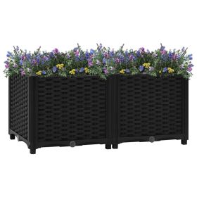 Raised Bed Black Polypropylene Medium Durable Raised Bed